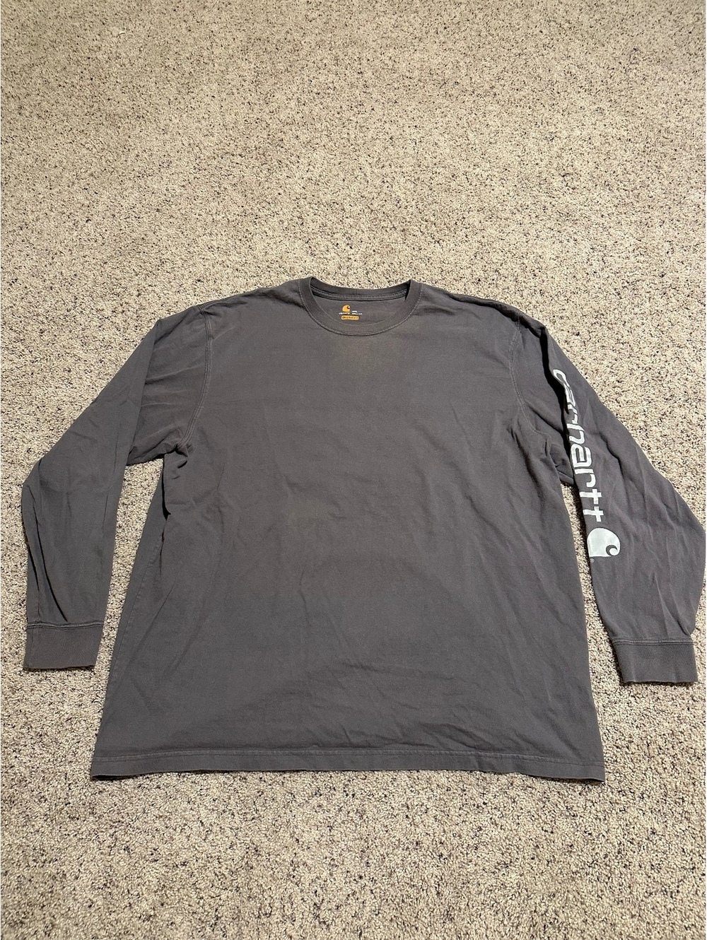 Carhartt Original Fit Men's Long Sleeve T-Shirt 2XL Gray
